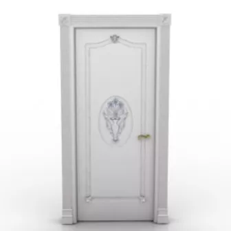 European White Door 3d model European White Door 3d model