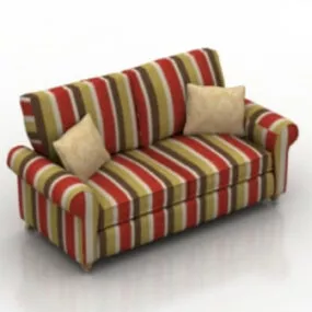 Colorful Sofa 3d model