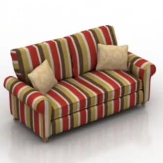 Colorful Sofa 3d model Colorful Sofa 3d model