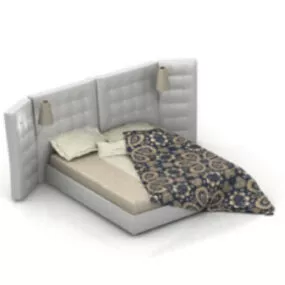 Modern Bed Furniture 3d model