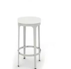 Pure White Bar Chai 3d model