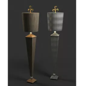 European Table Lamp 3d model