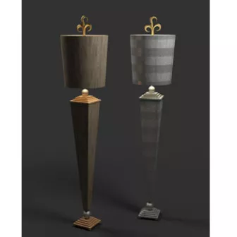 European Table Lamp 3d model European Table Lamp 3d model