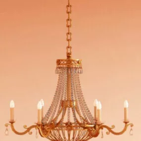 Crystal Chandelier Lamp 3d model