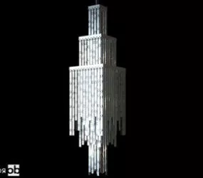 European Fashion Chandelier 3d model