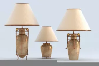 Simple Combination Of Table Lamp 3d model Simple Combination Of Table Lamp 3d model