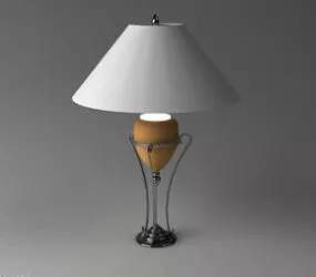 Metal Frame Lamp 3d model