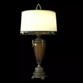 European Retro Desk Lamp 3d model