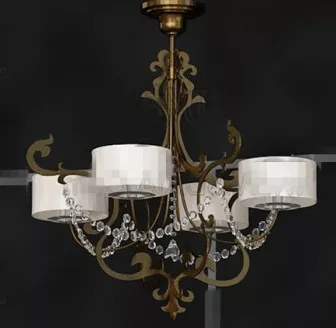 Ornate Decorated Metal Frame Pendant 3d model Ornate Decorated Metal Frame Pendant 3d model