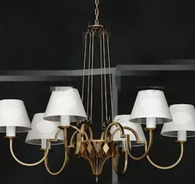 Lampshade Metal Pendant Lamp 3d model
