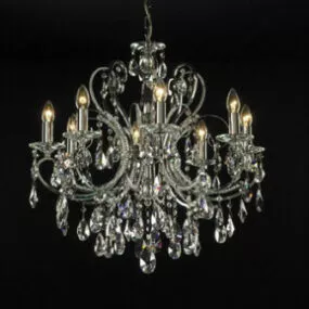 Gorgeous Golden Pendent Lamp 3d model