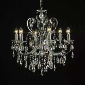 Luxury Crystal Pendent Lamp 3d model