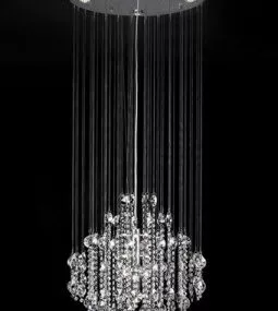 Modern Style Crystal Glass Chandelier 3d model