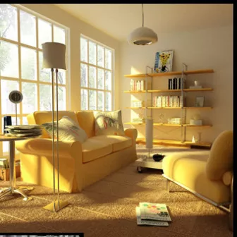 Romantic Living Room Interior 3d model Romantic Living Room Interior 3d model