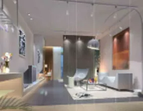 Modern Small Living Room Scene 3d model