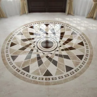 Circular Marble Floor Tiles Interior Scene 3d model Circular Marble Floor Tiles Interior Scene 3d model