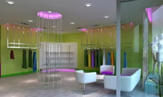 Women Store Interior Scene 3d model Women Store Interior Scene 3d model