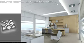 Overall Office Space Interior Scene 3d model Overall Office Space Interior Scene 3d model