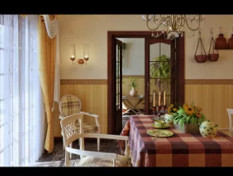 Pastoral Restaurant Interior Scene 3d model Pastoral Restaurant Interior Scene 3d model