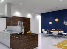 Fashion Minimalist Restaurant 3d model