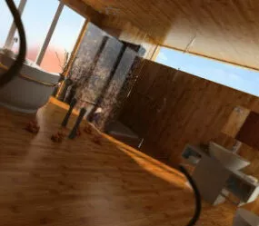 Bathroom Interior Scene 3d model