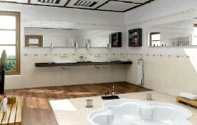 Boutique Lighting Bathroom 3d model