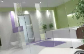 Interior Scene Bathroom Scene 3d model