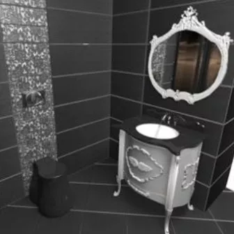 European Bathroom Interior Scene 3d model European Bathroom Interior Scene 3d model
