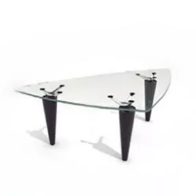Triangle Glass Coffee Table 3d model