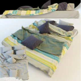 Realistic Bed 3d model