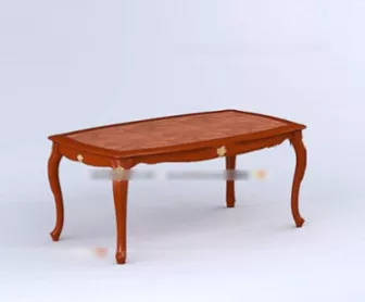 Chinese Wooden Tea Table 3d model Chinese Wooden Tea Table 3d model