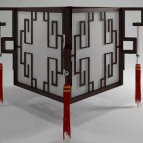 Chinese Court Lighting 3d model