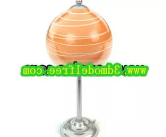 Lollipop Shape Table Lamp 3d model Lollipop Shape Table Lamp 3d model