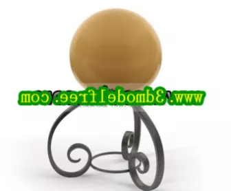 Taoyuan Wrought Iron Tray Table Lamp 3d model Taoyuan Wrought Iron Tray Table Lamp 3d model