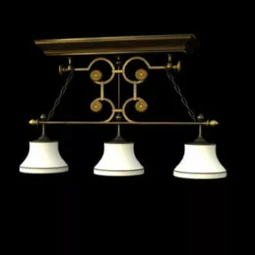 European Modern Chandelier 3d model
