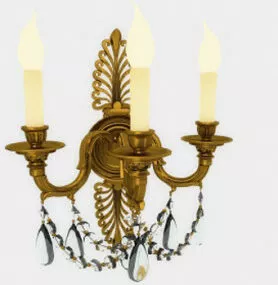 European Wall Lamp 3d model