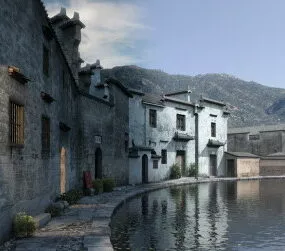 Chinese Ancient Building Style 3d model