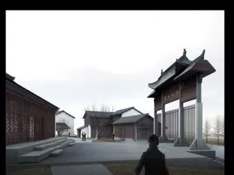 Continental Chinese Buildings 3d model Continental Chinese Buildings 3d model