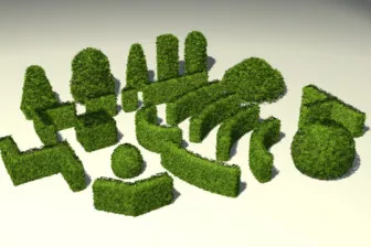Garden Bushes 3d model Garden Bushes 3d model