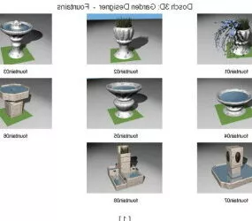 Flower Pots 3d model