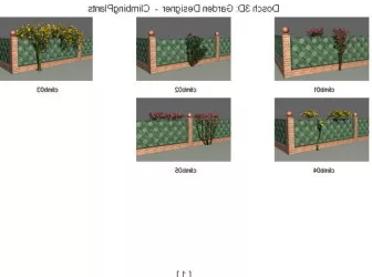 Brick Fence With Rail 3d model