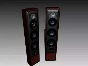Rock Stage Speaker 3d model