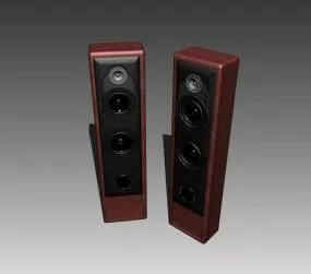 2.0 Speaker Tower 3d model