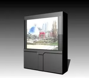 Big Television 3d model
