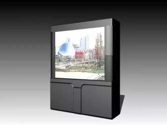 Big Television 3d model Big Television 3d model