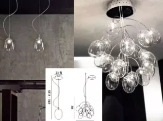 Creative Crystal Chandelier lamp 3d model Creative Crystal Chandelier lamp 3d model