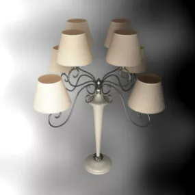 Garden Multi Cap Lamp 3d model