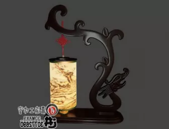Retro Chinese Table Lamp 3d model Retro Chinese Table Lamp 3d model