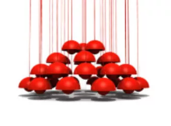 Red Curtain Chandeliers 3d model Red Curtain Chandeliers 3d model