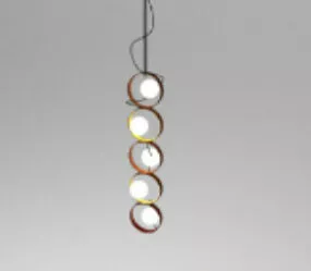 Spiral Spherical Chandelier 3d model